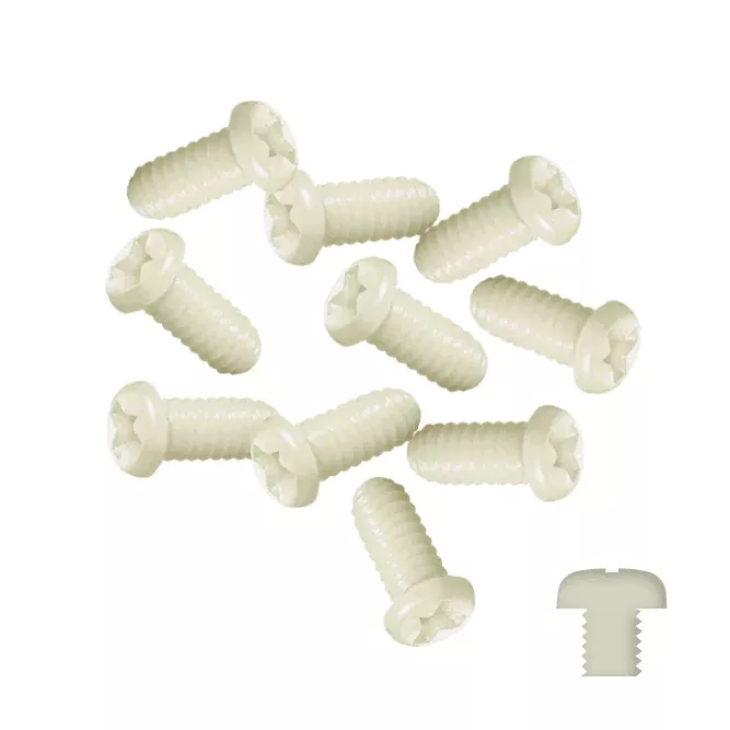 M1.4, PEEK, Phillips, Button Head Screws for Tiny Drones (20pcs)