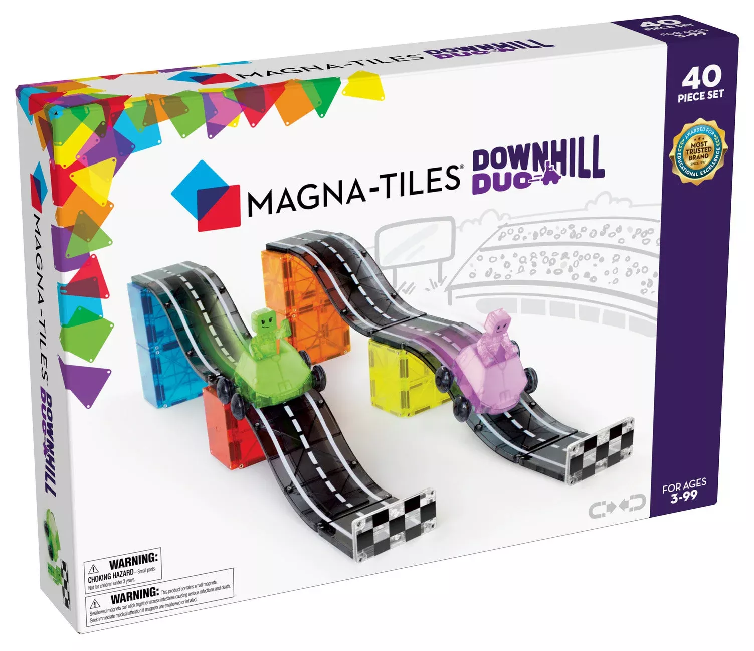 Magna-Tiles Downhill Duo 40 Pieces