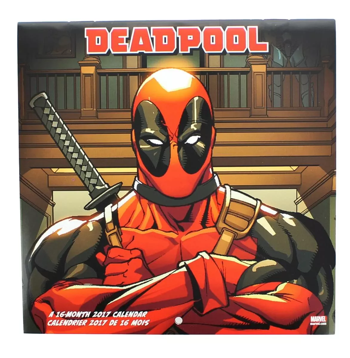 Marvel Deadpool 2017 Wall Calendar