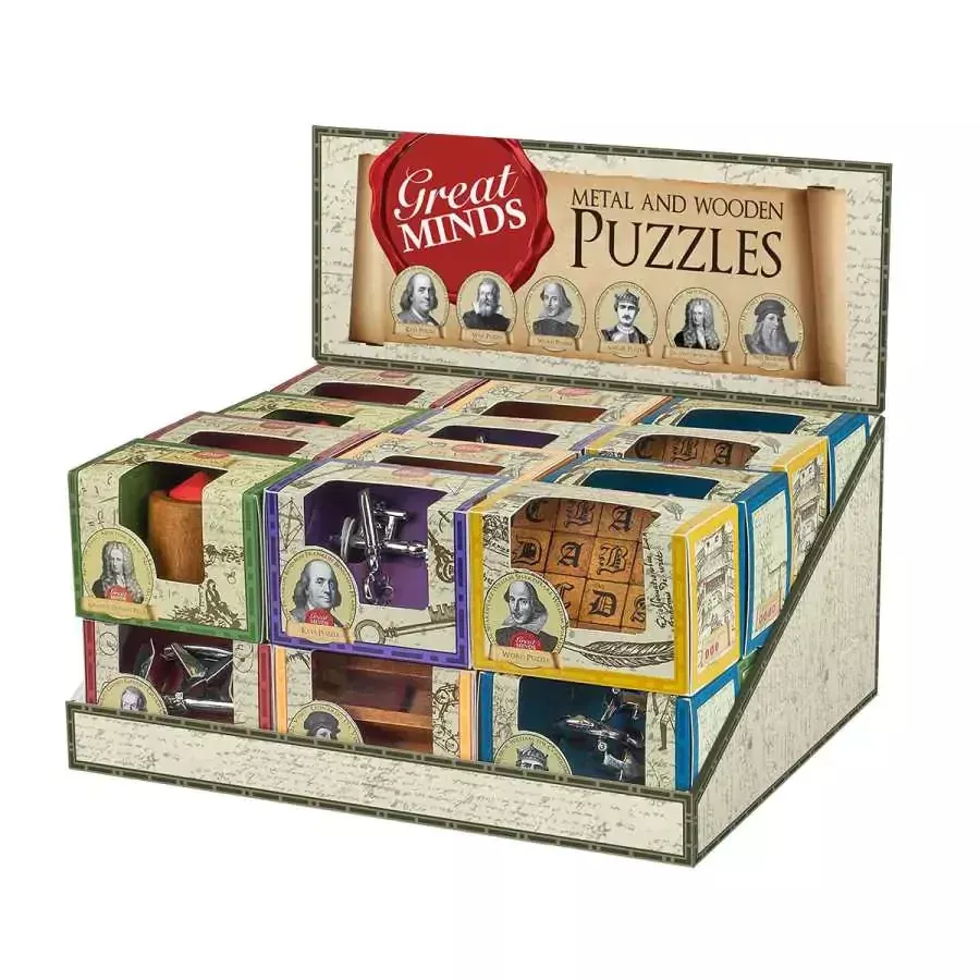 Metal & Wooden Great Minds Puzzles