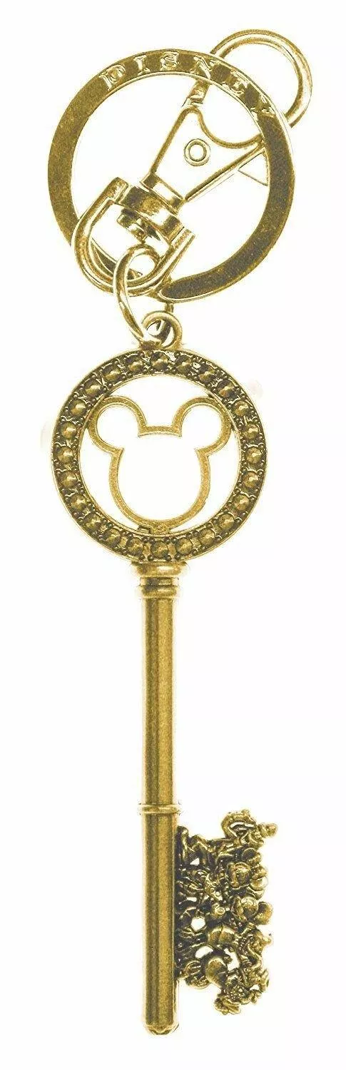 Mickey & Gang Master Gem Beads Brass Key Ring