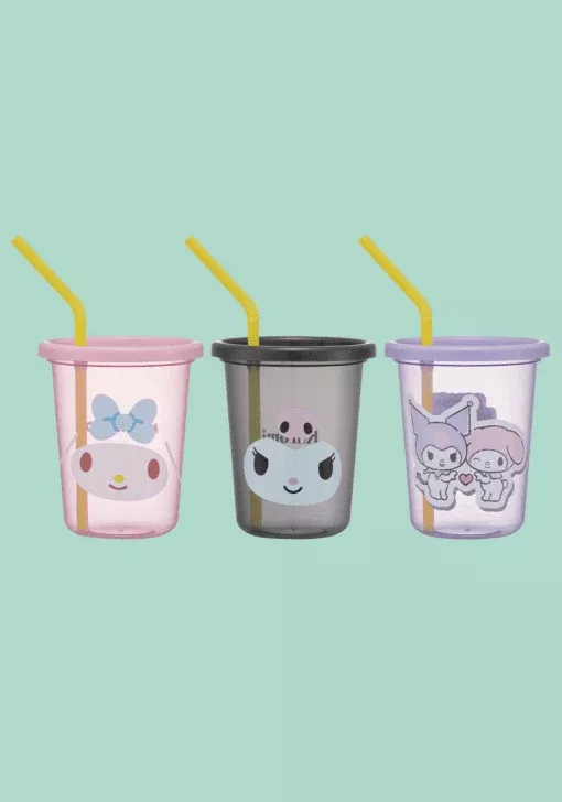 My Melody And Kuromi Tumbler Set Of 3