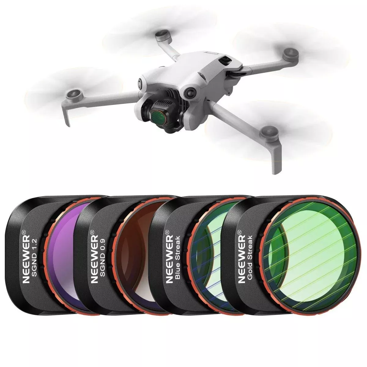 ND and Effect Filter Set For DJI Mini 4 Pro (4 Pack)