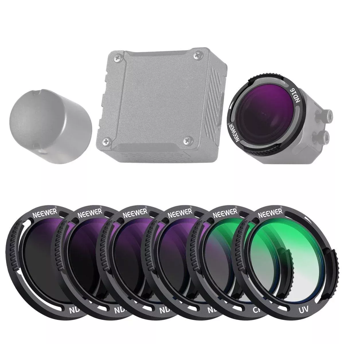 ND Filters Set For DJI O3 Air Unit (6 Pack)
