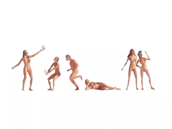 Noch 15844 - Figure Set - Nudists (HO Scale)