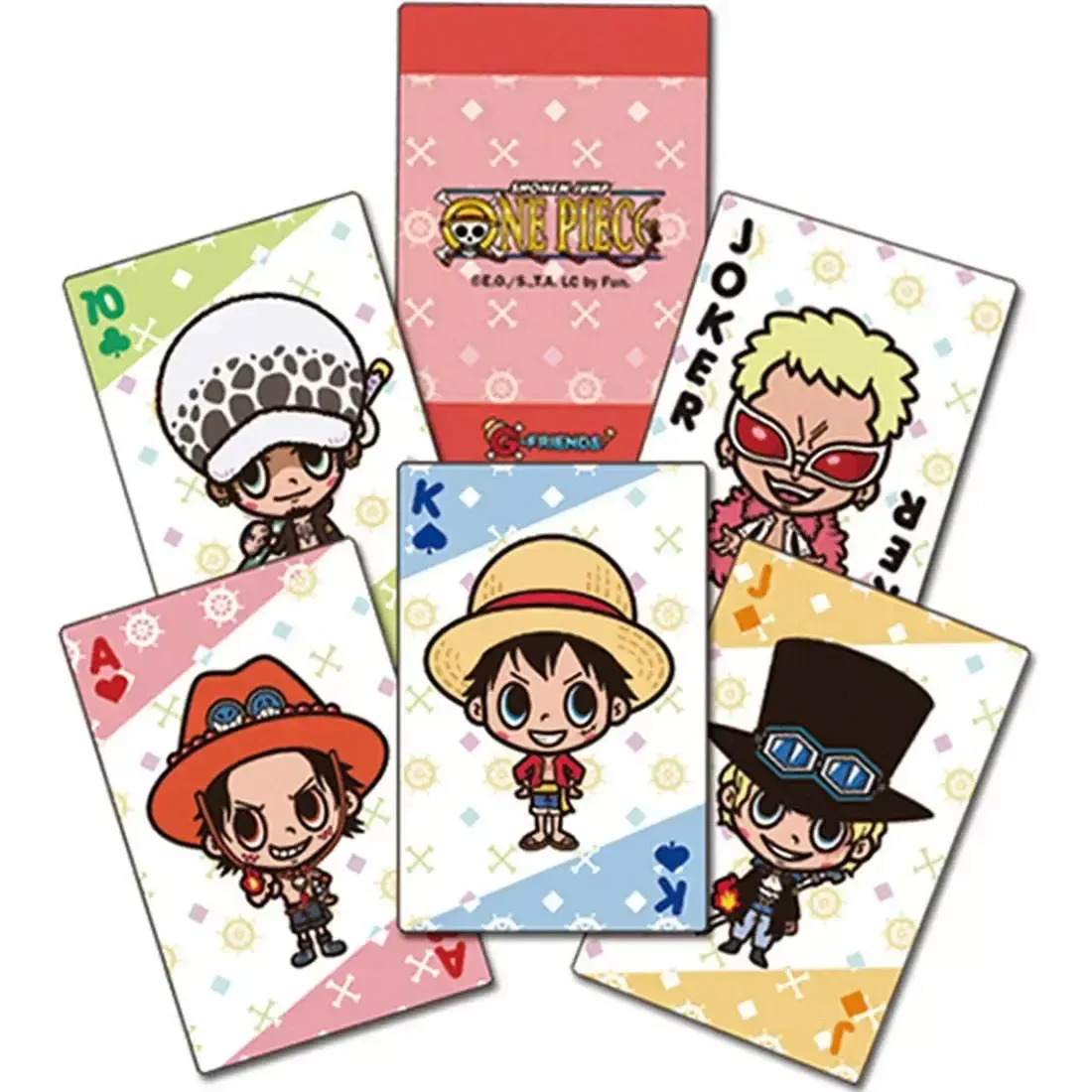 One Piece - Chibi Characters Standard Playing Cards - Great Eastern Entertainment