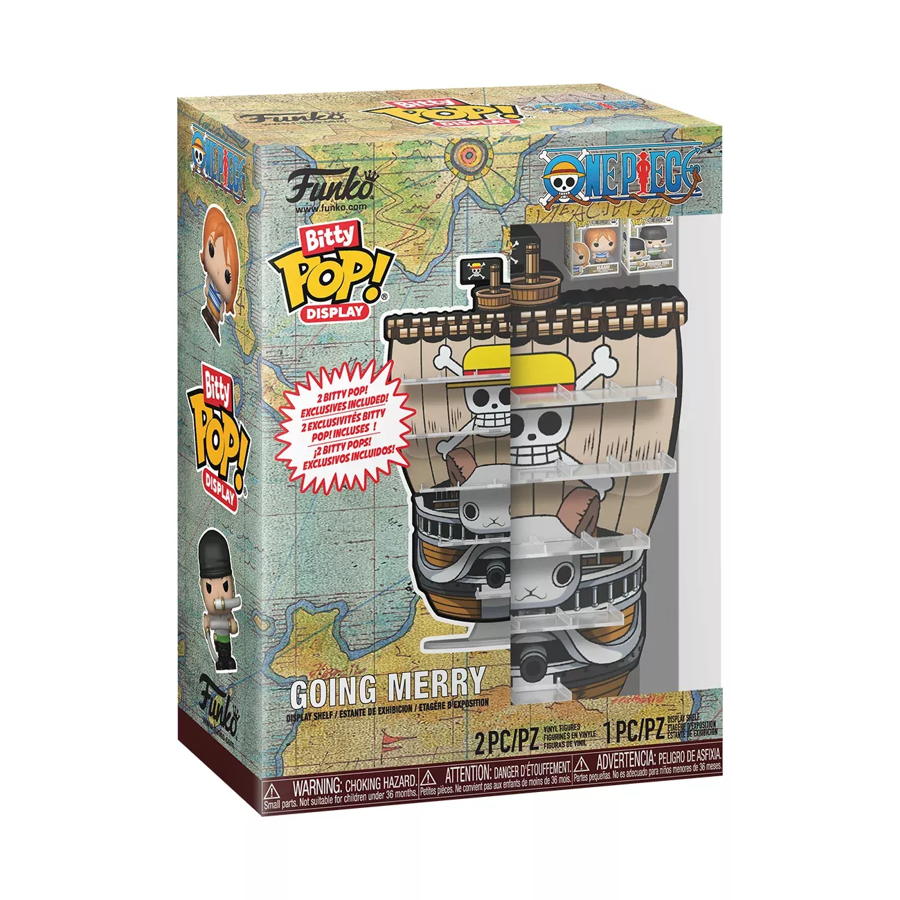 One Piece - Going Merry Funko Bitty Pop Display