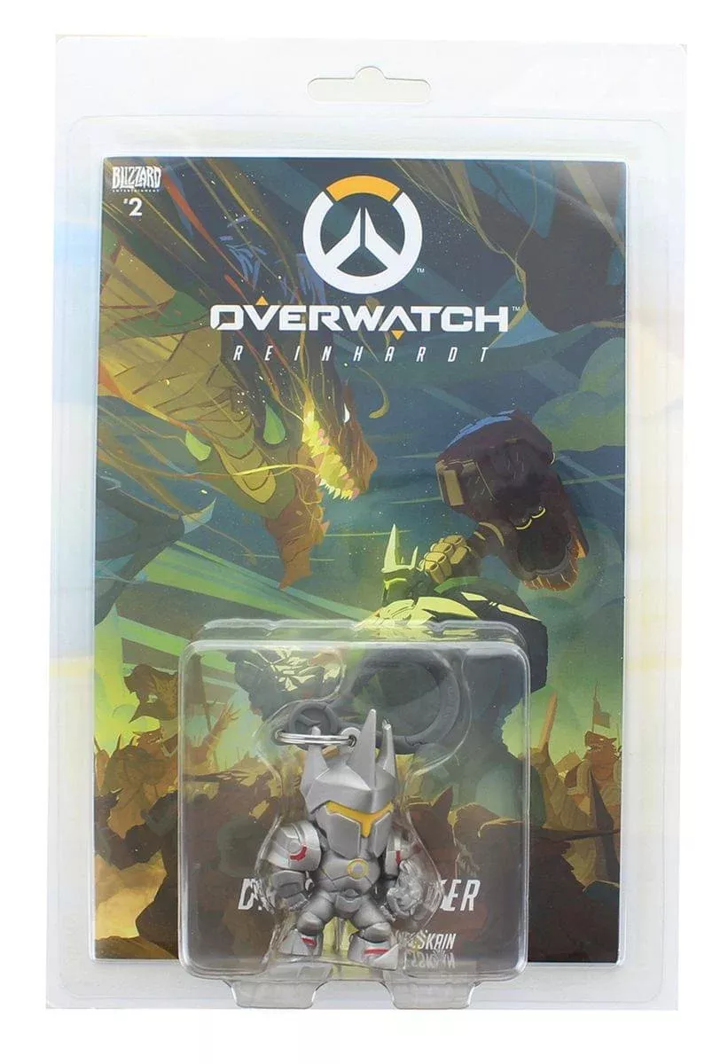 Overwatch Hanger Mini Figure & Comic Book Set - Reinhardt