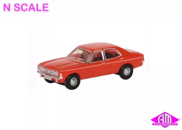 OX-NCOR3003 - Ford Cortina - Red (N Scale)