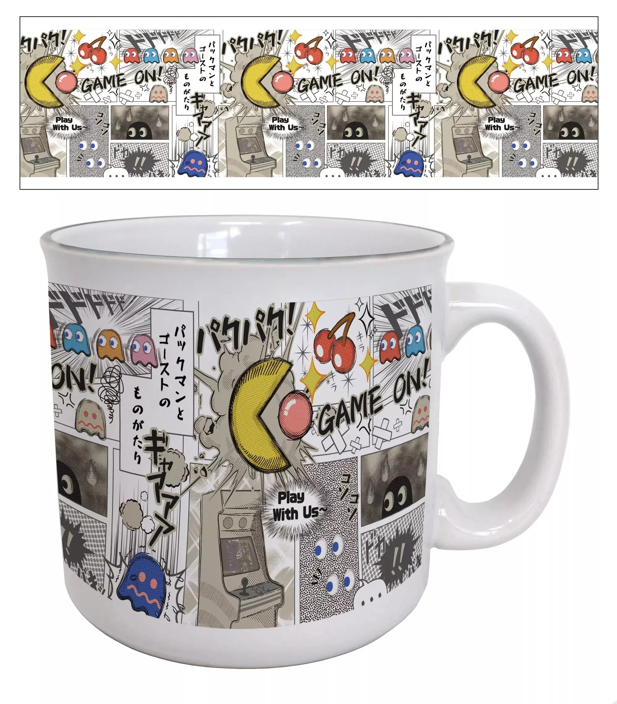 Pac-Man Game On! Camper Mug 20 oz