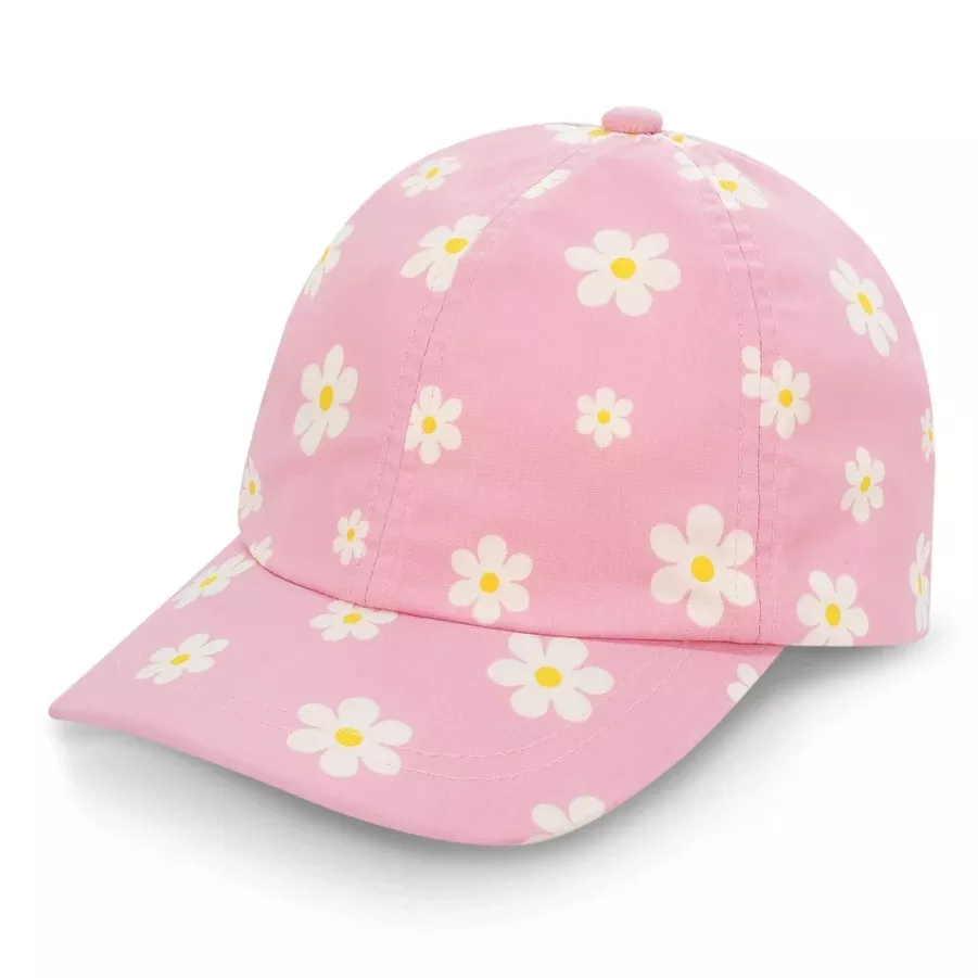 Pink Daisy Baseball Cap Large