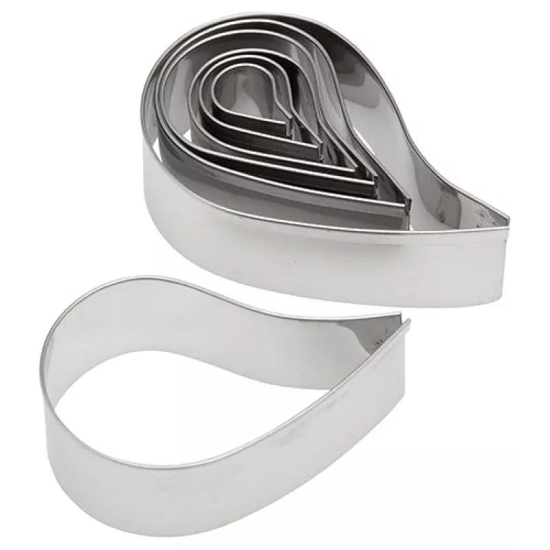 Plain Comma Cookie Cutter Set - 7 pc