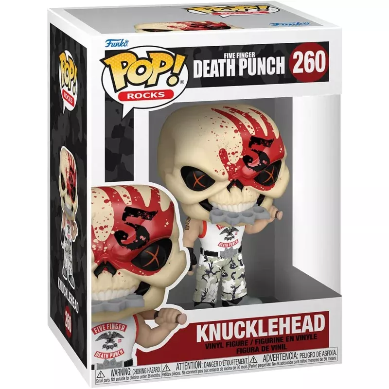 Pop Rocks Five Finger Death Punch 3.75 Inch Action Figure - Knucklehead #260
