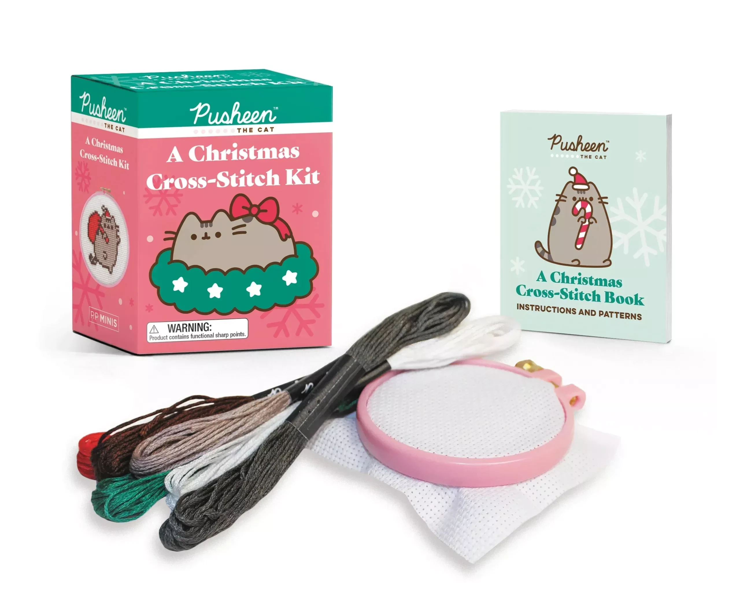 Pusheen Christmas Cross-Stitch Kit