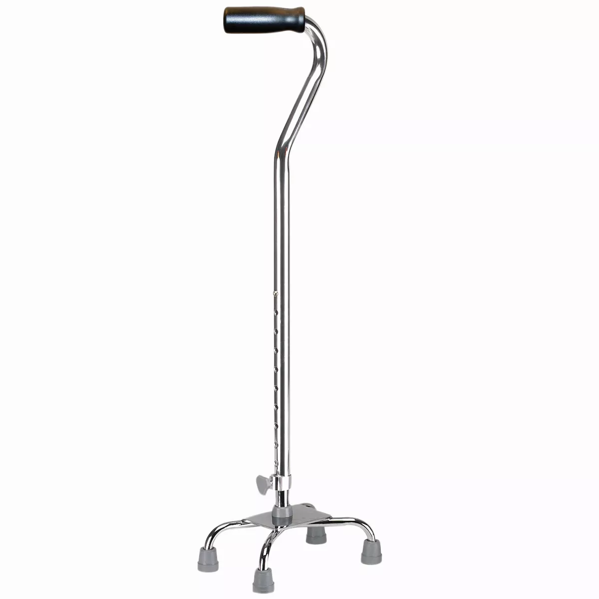 Quad cane small base (8 x 9) 29 – 38 chrome 1 each