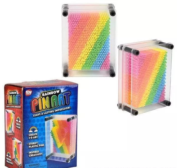 Rainbow Pin Art 5