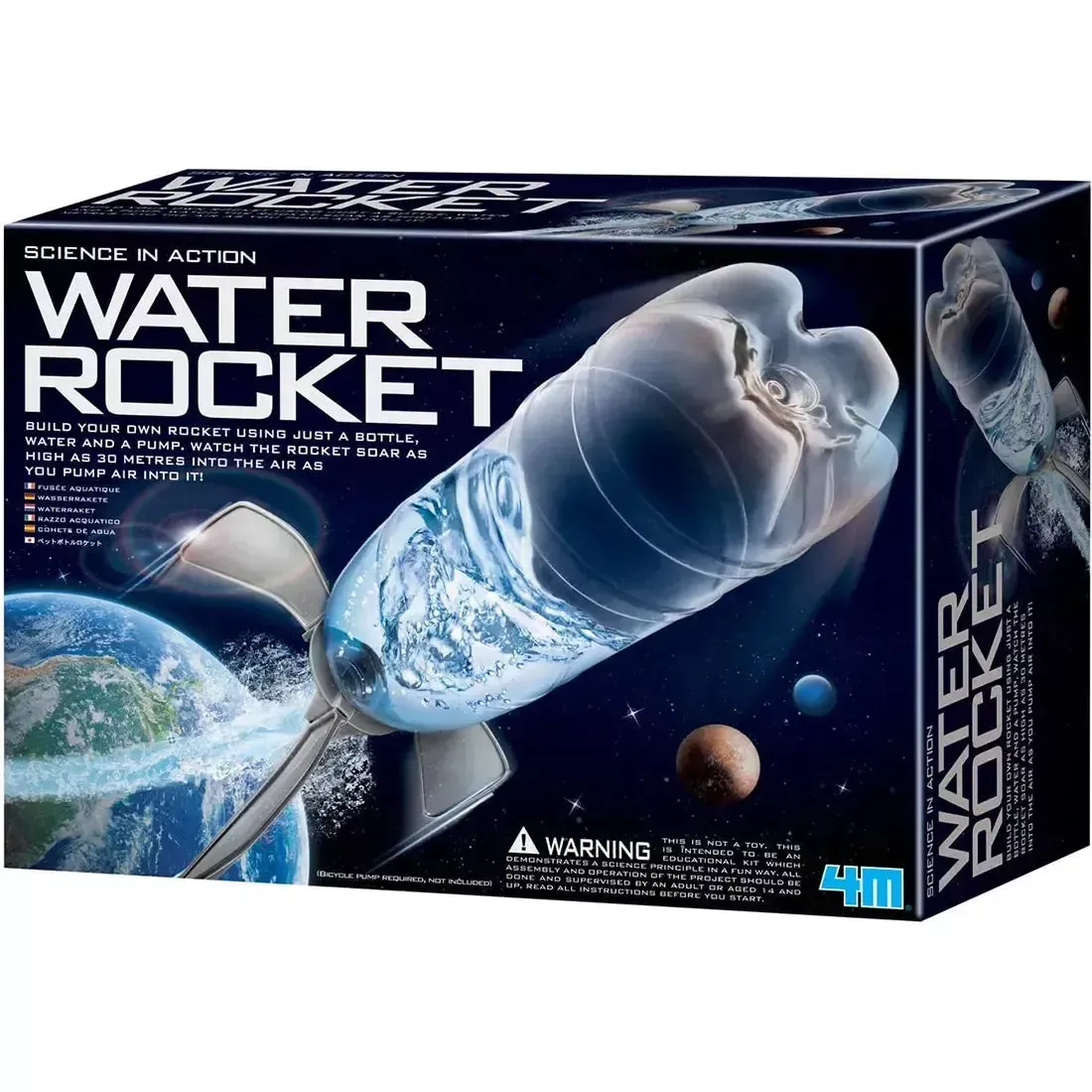 Science In Action: Water Rocket - Educational Science STEAM Building Kit - 4M