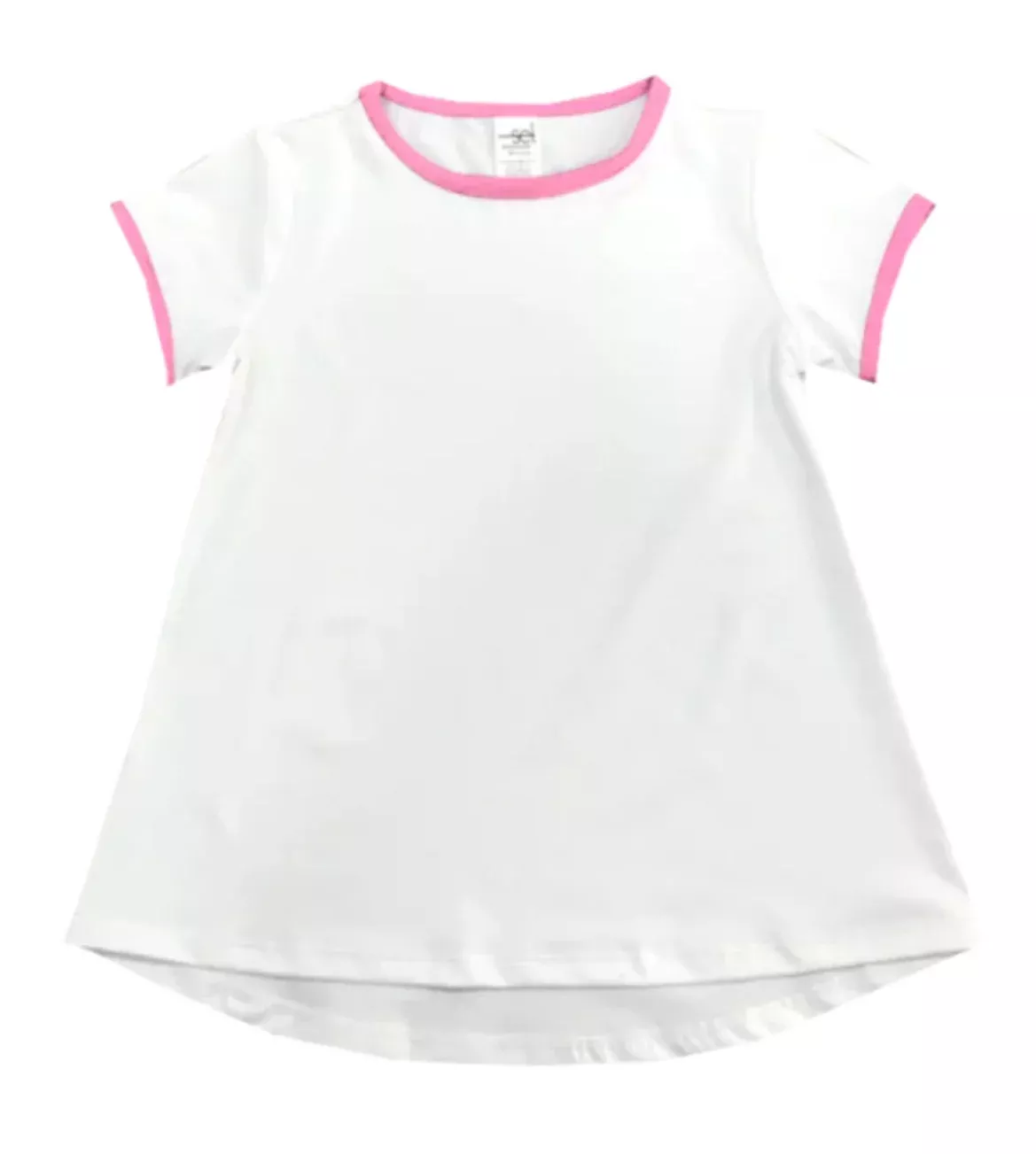 Set Athleisure Bridget Basic Tee - Pure Coconut/Flamingo Pink