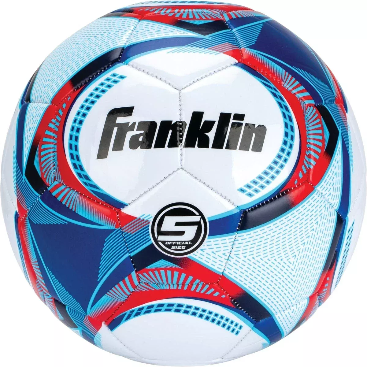 Size 5 Comp Soccer Ball Red/Blue