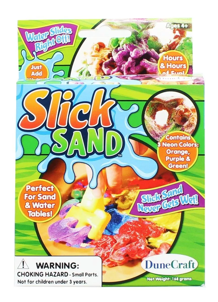 Slick Sand 168gm: Orange, Purple & Green