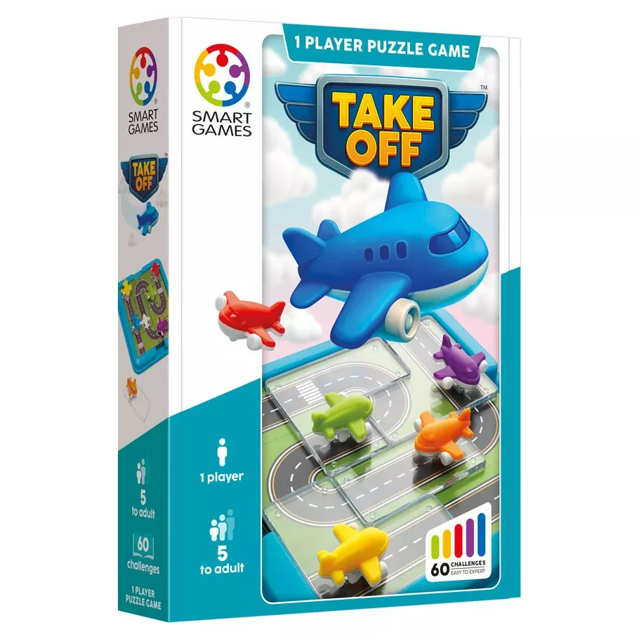 Smart Games Take Off Aviation Logic Puzzle with 60 Challenges