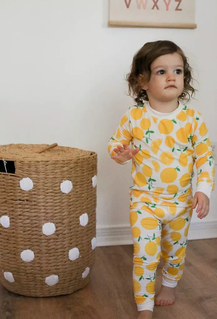 Southern Slumber Lemon 2Pc Bamboo Pajama Set