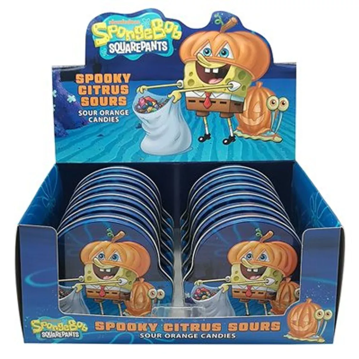SpongeBob Spooky Citrus Sours Candy Tin