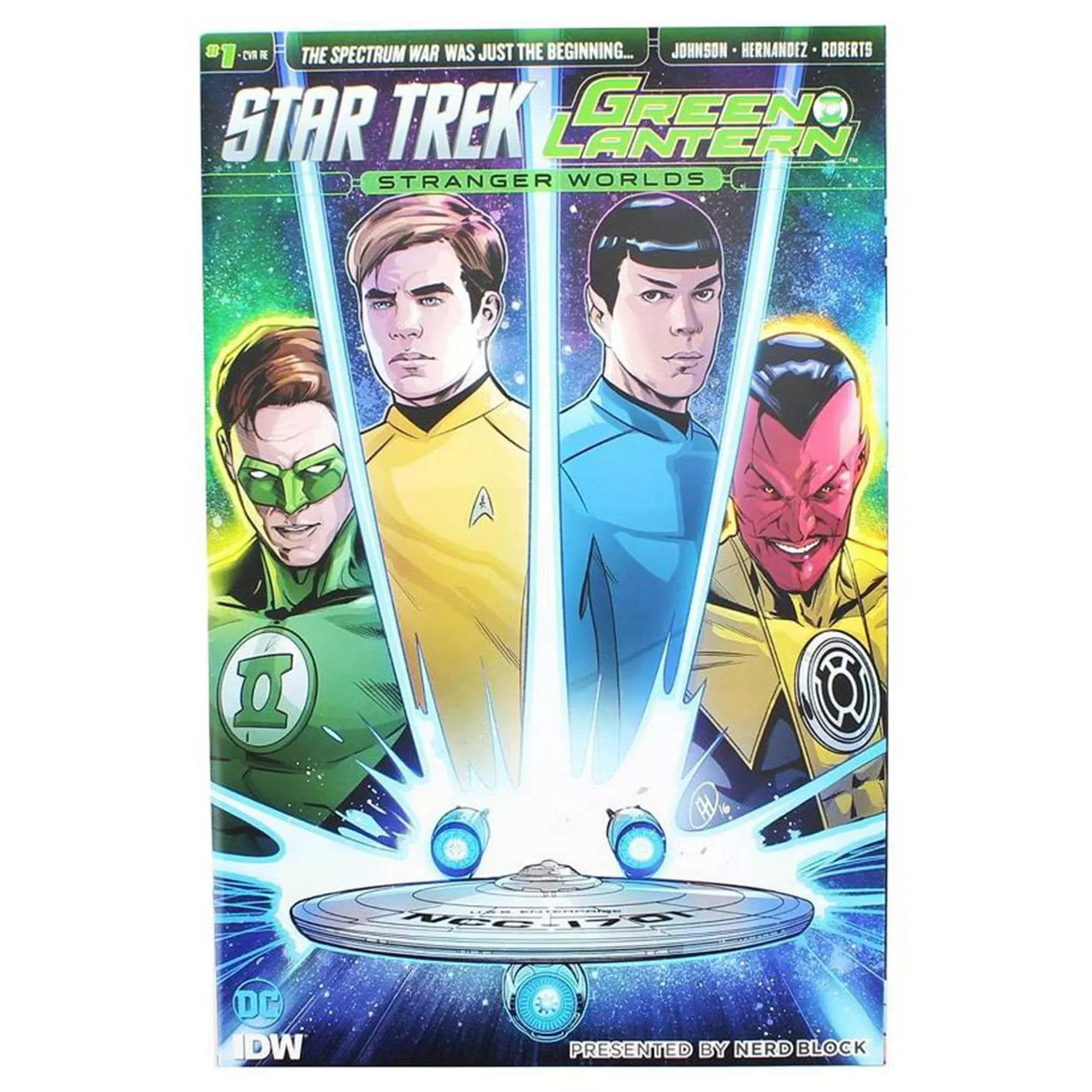 Star Trek & Green Lantern Stanger Worlds Comic Book Issue # 1