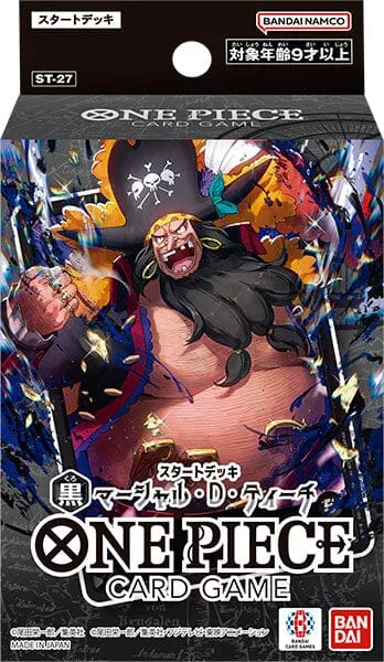 Starter Deck Black Marsall D. Teach (ST-27) - One Piece Card Game