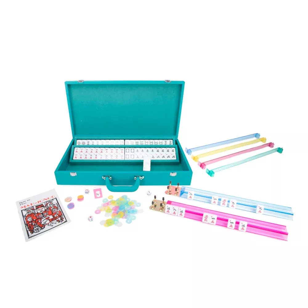 Teal Ellen Mahjong Set