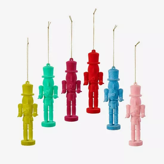 Toy Soldier Flocked Resin Ornament Assorted