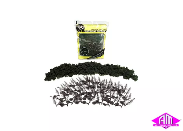 TR1105 - Realistic Tree Kit - Pine Trees 24pc (10.1cm - 15.2cm)