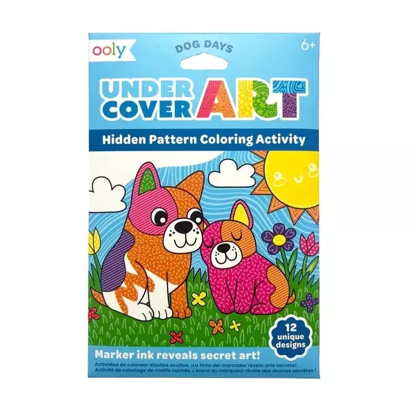 Undercover Art Dog Days Coloring Activity