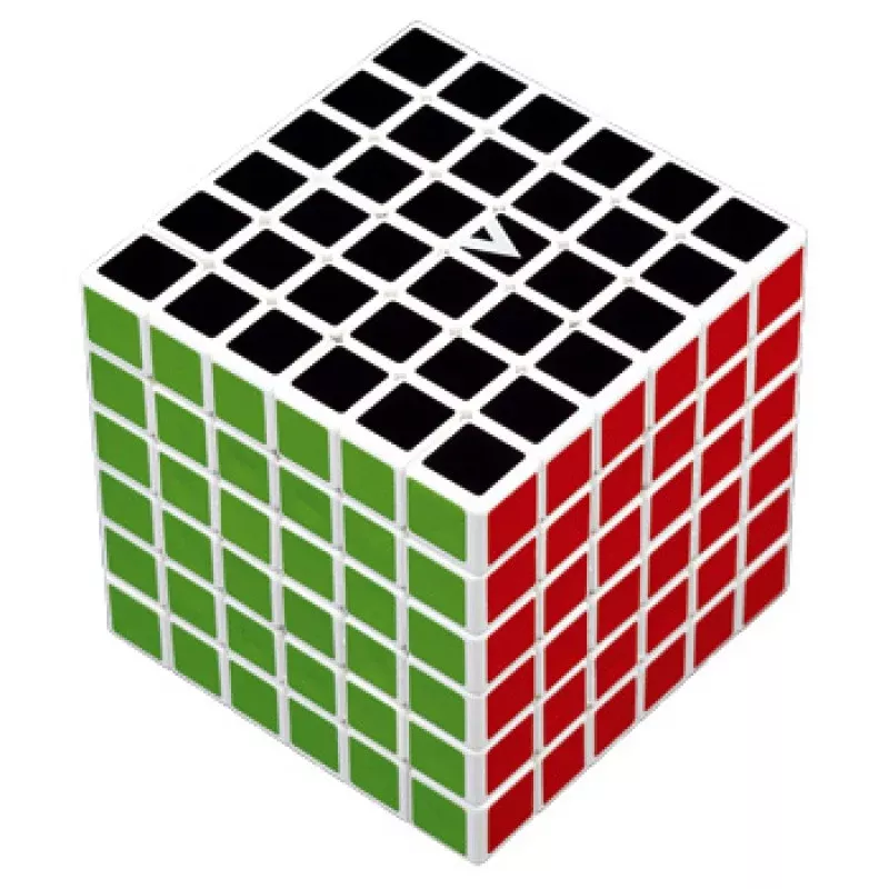 V Cube 6x6 White Multicolor Cube
