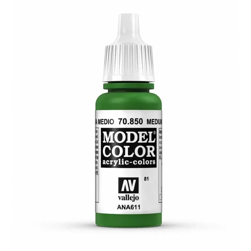 Vallejo Model Color 17ml - Medium Olive - 70.850 (081)