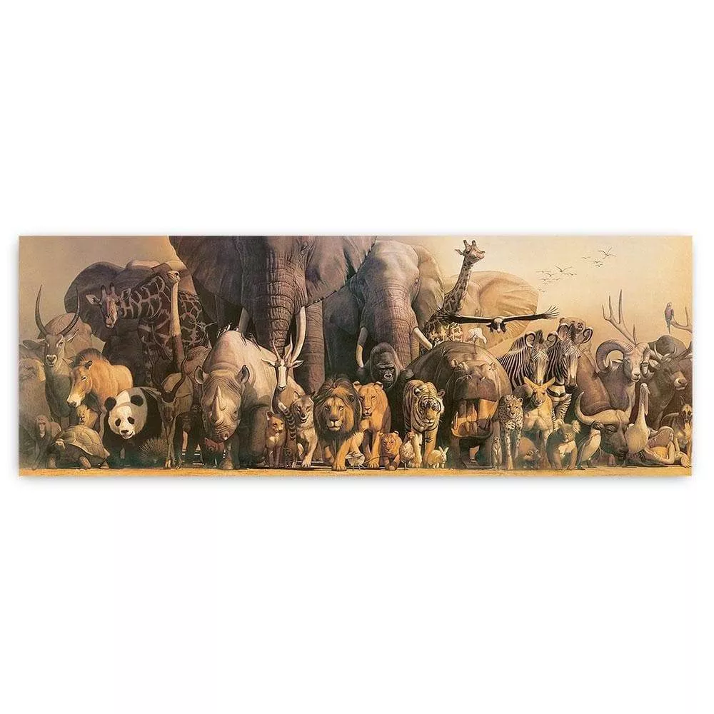 Wild Animal Panorama Poster