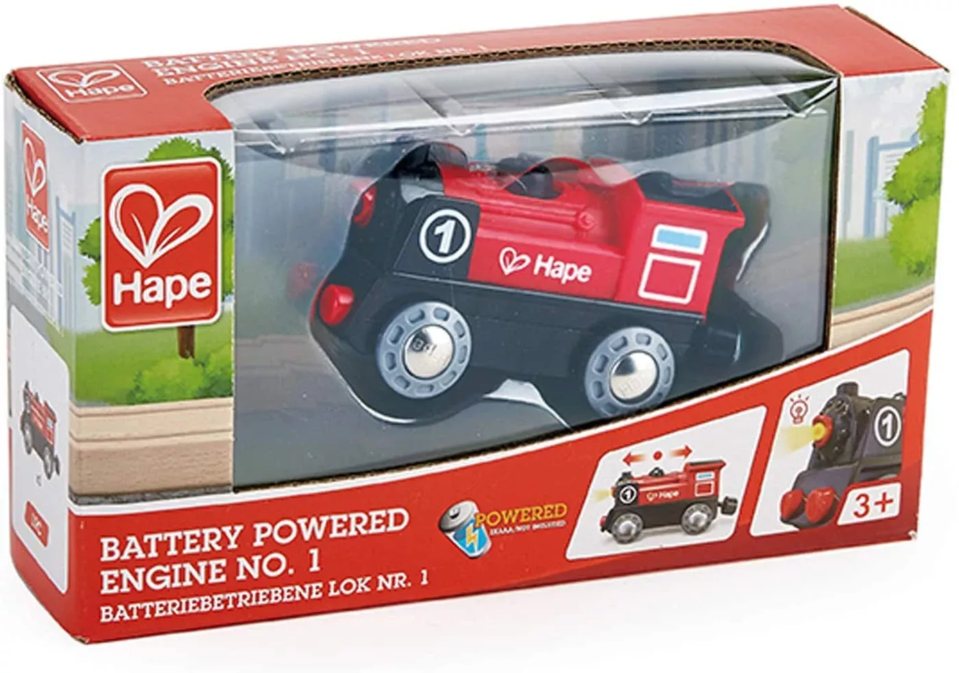 Wooden Railway Battery Powered Engine 1