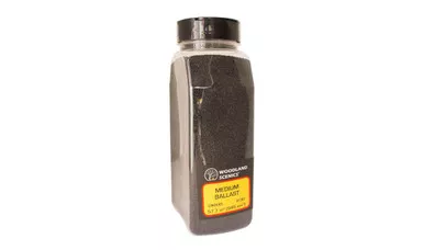 Woodland Scenics #B1383 Medium Ballast Cinders Shaker